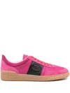Valentino Lace-up Low-cut Casual Shoes In Pink