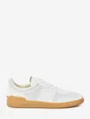 Valentino Custom Sole Sneakers Unique Leather In White