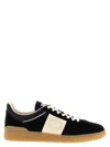 Valentino Black/ivory Upvillage Sneakers In Black