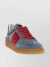 Valentino Garavani Men Upvillage Low Top Sneaker In Split Leather And Calfskin Nappa Leather