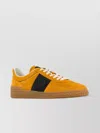 Valentino Light Orange Suede Upvillage Sneakers In Orange