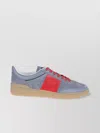 Valentino Garavani Men Upvillage Low Top Sneaker In Split Leather And Calfskin Nappa Leather