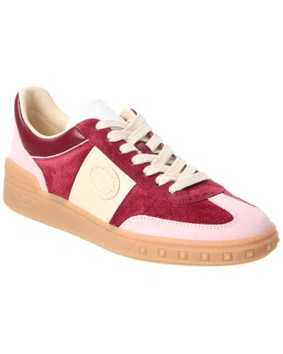 Valentino Garavani Valentino Upvillage Suede Sneaker In Red