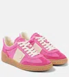 Valentino Velcro Sneakers In Cyclamen And Pink In Pink