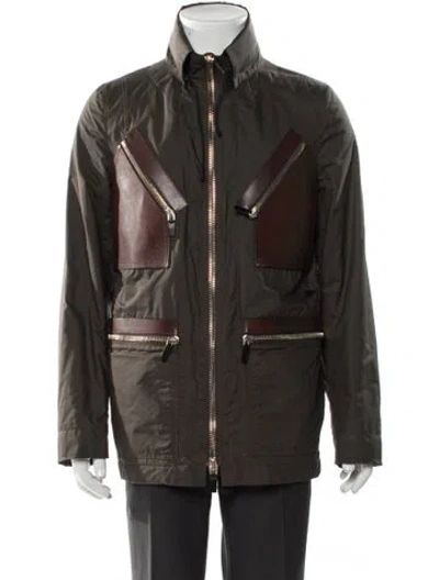 Pre-owned Valentino Utility Jacket In Blue