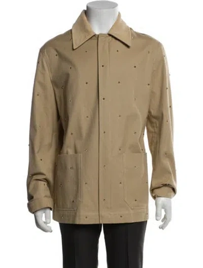 Pre-owned Valentino Utility Jacket In Neutral