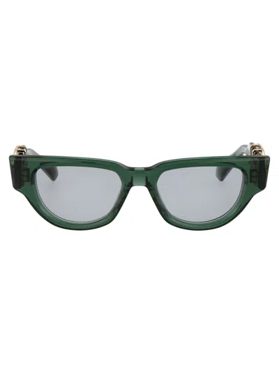 Valentino V - Due Sunglasses In 103e Grn - Gld