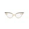 Valentino Full Frame Plain Mirror In Gold
