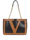 Valentino Medium Viva Superstar Tote Bag In Black