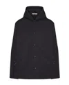 Valentino V Detail Hat Casual Jacket In Blue