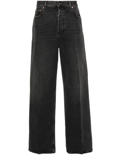 Valentino `v Detail` Jeans In Black  