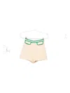 Valentino V-detail Shorts In Neutral