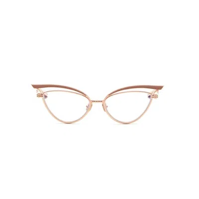 Valentino Garavani V - Glassliner Gold Cat-eye Frame Eyeglasses