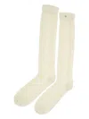 Valentino Perforated Cotton Socks With V-logo
