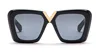 Valentino V-gold Ii Acetate Butterfly Sunglasses In Black