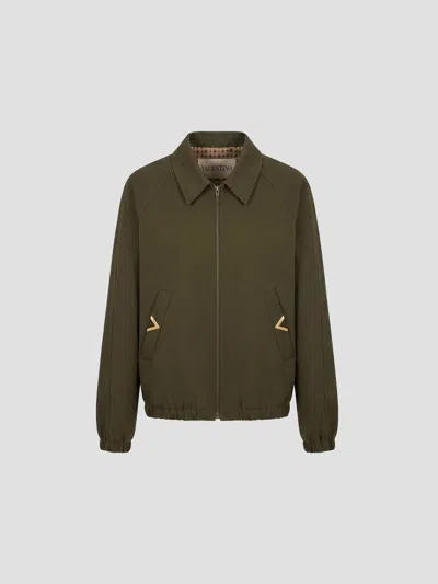 Valentino V Gold Military Jacket