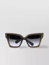 VALENTINO V-GRACE CAT EYE FRAME SUNGLASSES WITH GOLD-TONE DETAILING