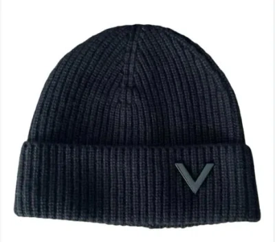 Valentino Garavani Valentino V Hat In Blue