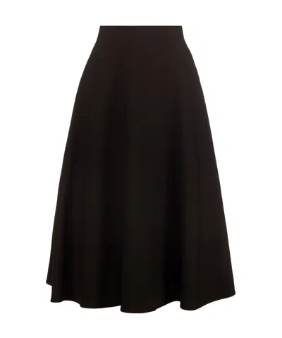 Valentino V-horn Skirt In Black
