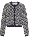 Valentino Knitwear Logo In Blue