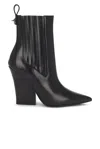 Valentino Vlogo Lockette Booties In Nero