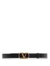 Valentino V Logo Belts Black In Black