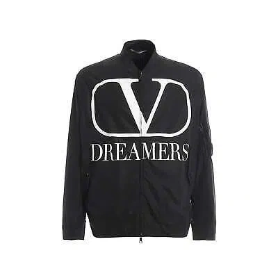 Pre-owned Valentino V Logo Dreamers Jacket In Black