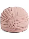 Valentino Garavani Rigid Wool-blend Turban In Cve Rose Mist Oro