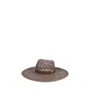 Valentino Large Brim Signature Hat For Women In Brown