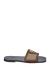Valentino Garavani Superstar Slide Slipper With Vlogo Detail And Premium Materials In Brown