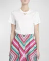 Valentino Con Stampa In White