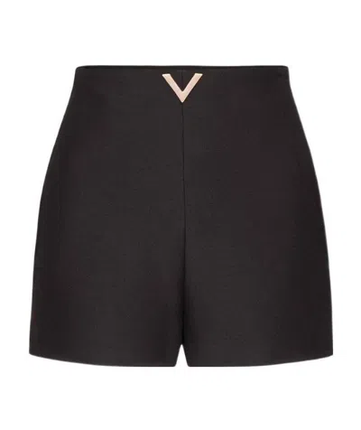 Valentino V-logo Shorts In Black