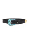 Valentino V Logo Signature 30 Belt In Black