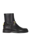 Valentino V Logo Signature Boot In Black