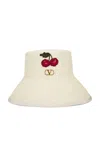 Valentino V Logo Signature Bucket Hat
