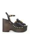 Valentino V Logo Signature Clog In Nero