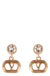 Valentino V-logo Signature Earrings In Gold