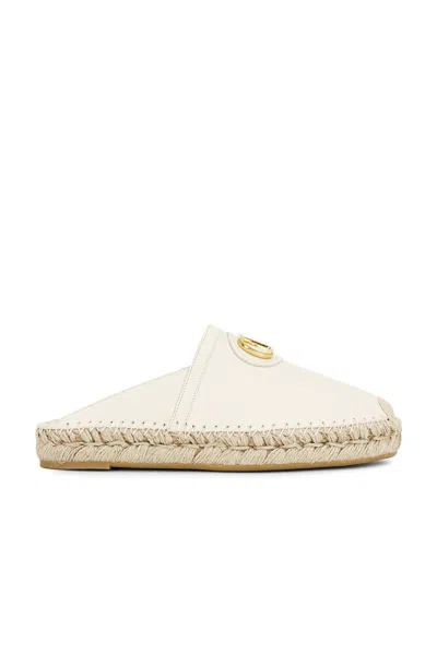 VALENTINO GARAVANI V LOGO SIGNATURE ESPADRILLA MULE