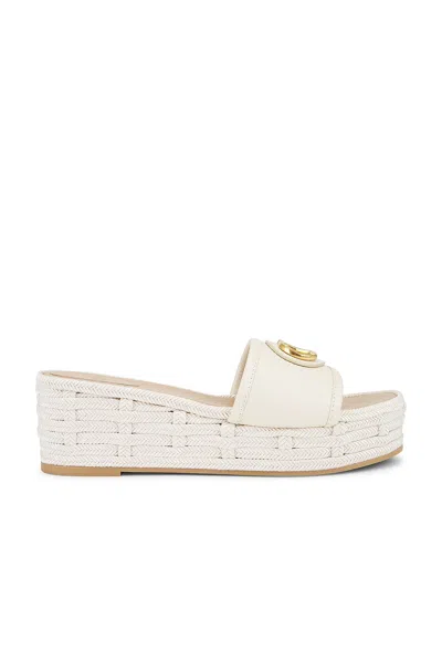 VALENTINO GARAVANI V LOGO SIGNATURE ESPADRILLA SLIDE