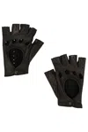 Valentino V Logo Signature Gloves In Nero & Oro