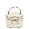 Valentino V Logo Signature Leather Vanity Case