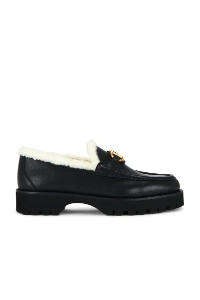 Valentino Garavani V Logo Signature Loafer In Black