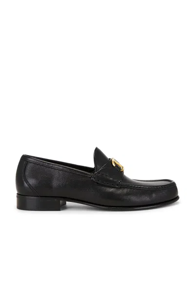 Valentino Garavani V Logo Signature Loafer In Black