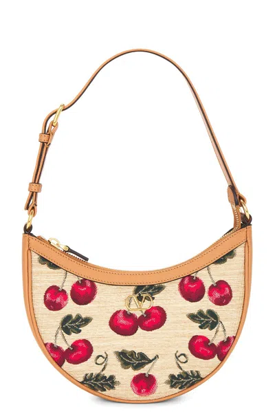 VALENTINO GARAVANI V LOGO SIGNATURE MINI HOBO BAG
