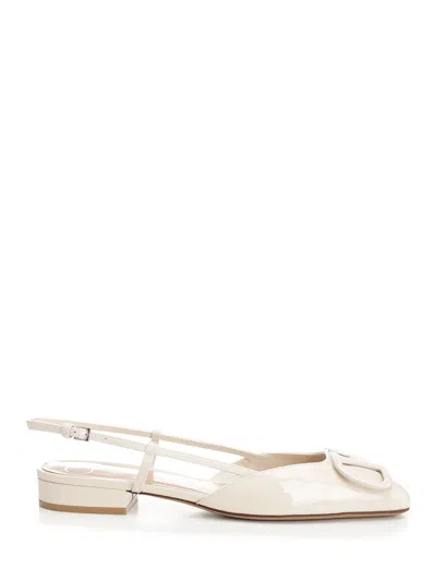 Valentino Garavani V Logo Signature Pumps White