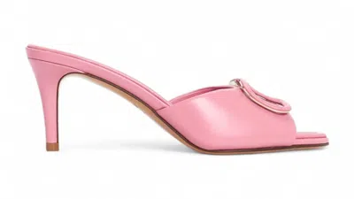 Pre-owned Valentino Garavani V Logo Signature Sandal (women's) Sneakers In Pink
