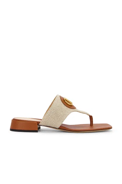 VALENTINO GARAVANI V LOGO SIGNATURE THONG SANDAL