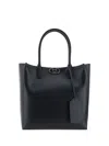 Valentino V-logo Tote Bag In Nero