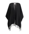 Valentino Toile Iconographe Poncho In Black