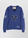 Valentino V And Le Chat De La Maison Sweatshirt In Blue